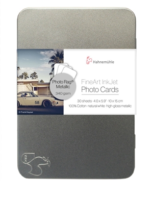 Hahnemühle Photo Rag Metallic 340 g/m² Photo Cards - 10 x 15, 30 listova